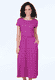 Kleid Malind mandala - raspberry