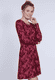 Kleid Eleonor - burgundy