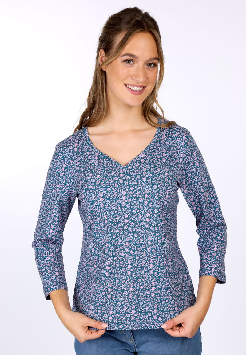 3/4-Arm-Shirt Polinchen - ocean