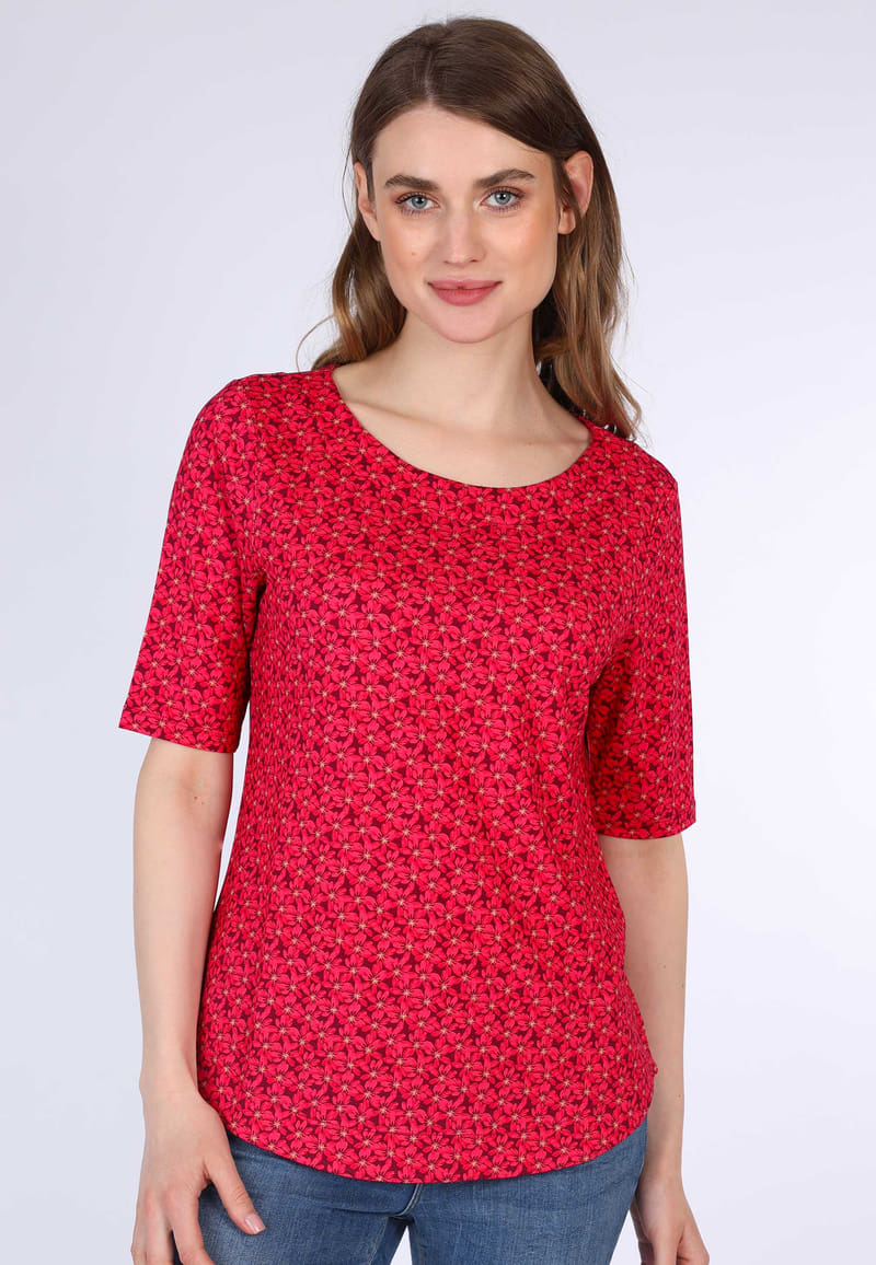 T-Shirt Nini flower field - azalea