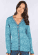 Strickjacke Christi  - ocean