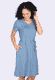 Kleid Jasira spring bow  - lagoon