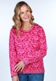 Strickpullover Annegret - rubin