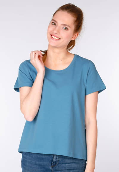 T-Shirt Nadia - swedish blue