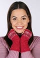 Handstulpe Callista Snowflake  - rubin