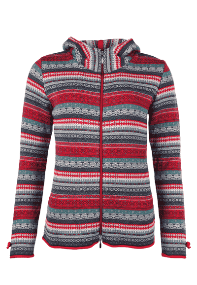 Strickjacke Ida Crazy - wine