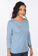 3/4-Arm-Shirt Bea - blue shadow