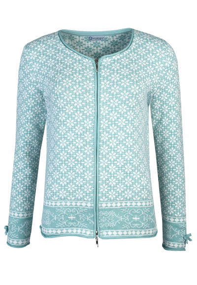 Strickjacke Mialotta Fühnen - turquoise