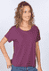 T-Shirt Betzi Solid  - plum