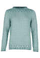 Strickpullover Dorit geo - deep ocean