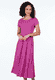 Kleid Malind solid - raspberry