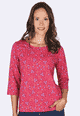 Langarmshirt Mabelina - cerise