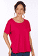 T-Shirt Betzi solid  - cerise