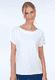 T-Shirt Zoe solid - ivory