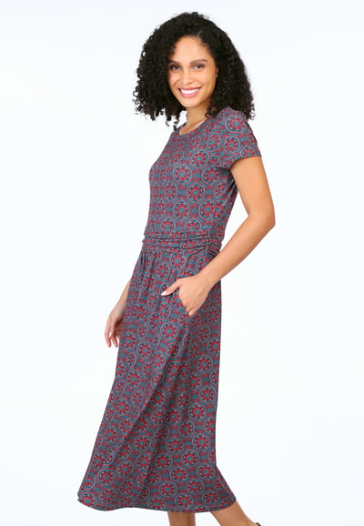 Kleid Malind mandala - navy