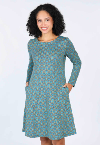 Kleid Thyri - indigo