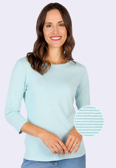 3/4-Arm-Shirt Pippita  - wave