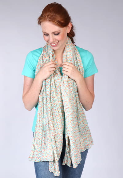 Tuch Flowy  - ivory