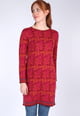 Strickkleid Suri flowergarden - wine