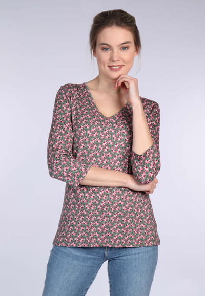 Langarmshirt Norja - thyme