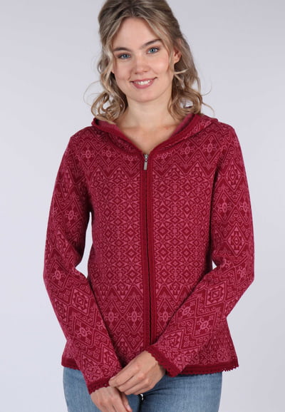 Strickjacke Katleen  - wine