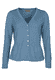 Strickjacke Lindara solid - swedish blue