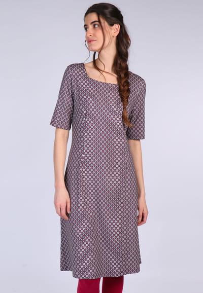 Kleid Eilina - plum