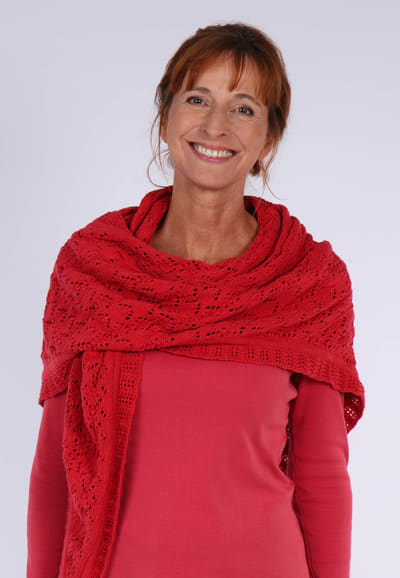 Dreieckstuch Marla - cardinal