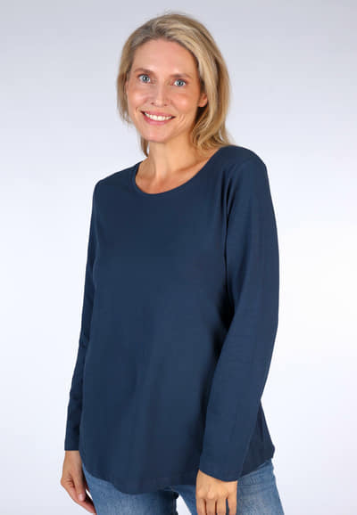 Langarmshirt Nore - navy