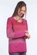 Strickpullover Josefine - raspberry