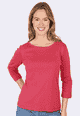 3/4-Arm-Shirt Pippita  - cerise