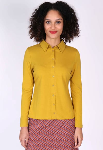 Bluse Cylia - dark yellow