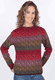 Strickpullover Dorit Gradient - plum