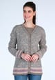 Strickjacke Christi oriental - grey