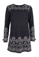 Strickpullover Auguste Ornamen - navy