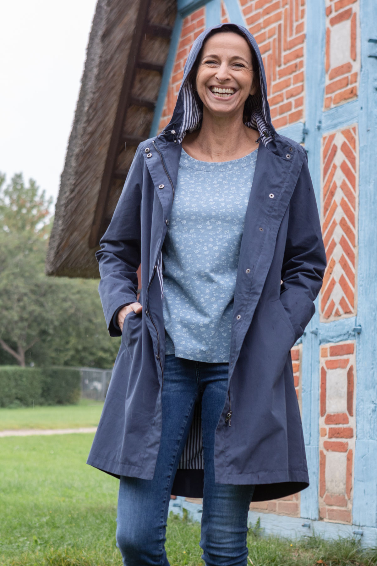 Parka Celine - navy