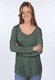 Langarmshirt Bilima  - thyme