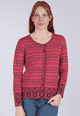 Strickjacke Renee royal - plum