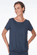 T-Shirt Linde solid - navy