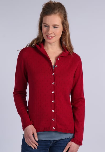 Strickjacke Tammy - wine