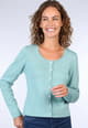 Strickjacke Lilo Dot - turquoise