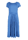 Kleid Malinda solid - royal blue