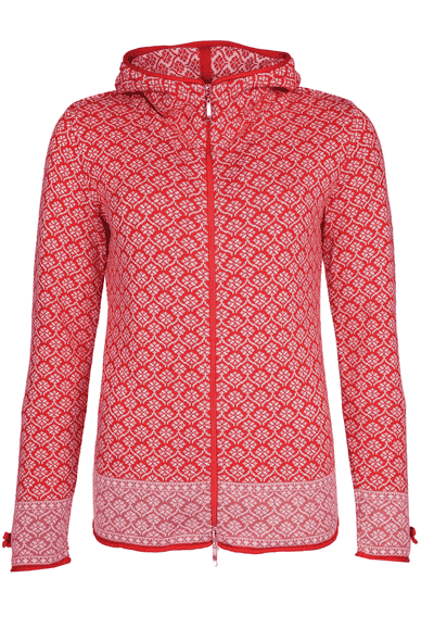 Strickjacke Ida Skagen - rubin