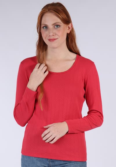Longsleeve Malin - cardinal