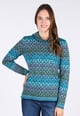 Strickpullover Minnie shades  - lake