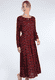Kleid Taleha - dark grape