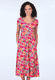 Kleid Violaine - rouge
