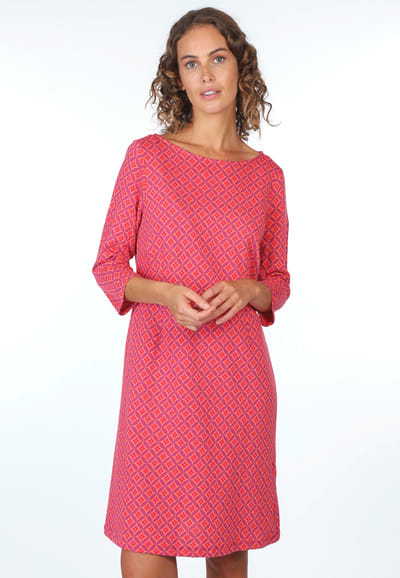 Kleid Zenzi  - raspberry