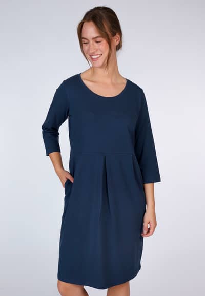 Kleid Jola solid - navy