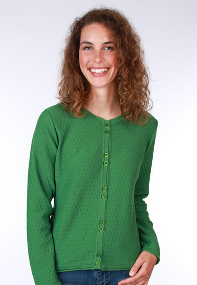 Strickjacke Hilda - basil